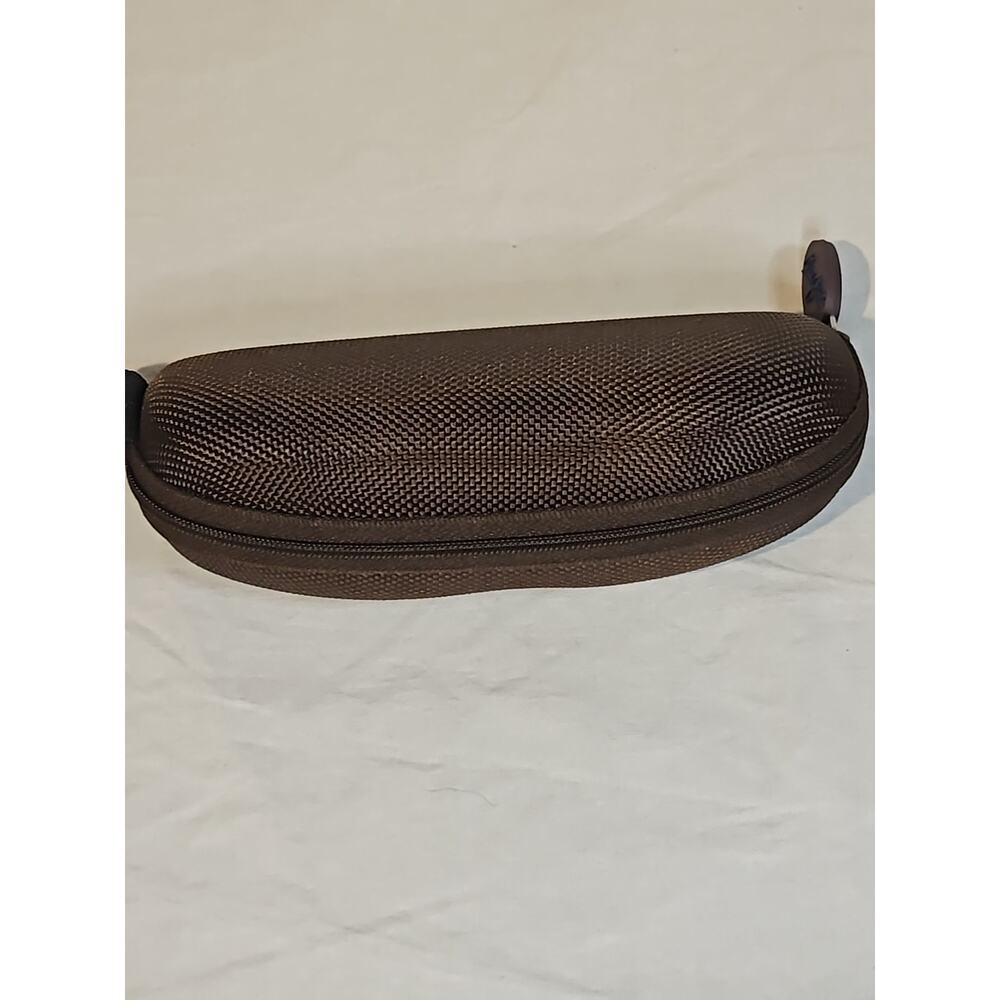 Maui Jim Hard Sunglasses Case Brown Zip Close - Picture 3 of 5